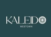 Kaleido Westown logo on dark teal background